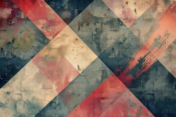 A textured, vintage abstract background with a rich color harmony