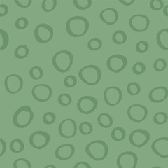 Abstract vector seamless pattern with circle. Cute doodle print for kids. For print, web, home decor, fashion, surface, graphic design. Vector illustration
