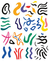  Colorful whimsy in a hand-drawn style.
