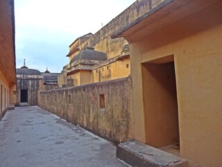 architecture of  architecture of Amer Fort, ( AMBER FORT ) Jaipur, Rajasthan, India 