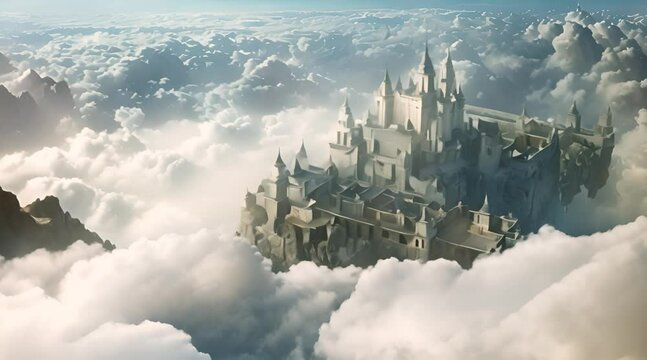 a kingdom above the clouds of fantasy, a fairyland