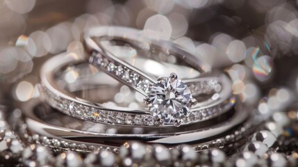 luxury diamond wedding ring