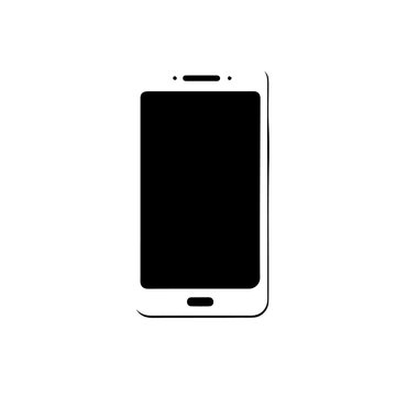 Mobile vector isolated on white background 