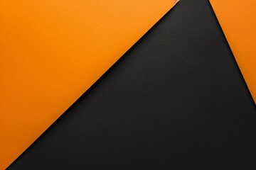 Bold black and orange grunge pattern. Abstract textured backdrop. - obrazy, fototapety, plakaty