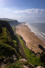 Northern Ireland north coast, seen from Mussenden Temple