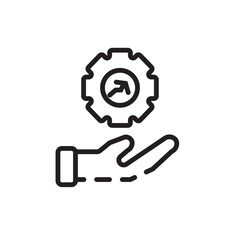 Administration Development Management Line Icon