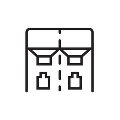 Alcohol Production Bottling Line Icon