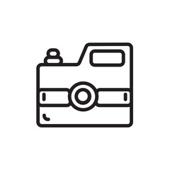 Camera Photography Retro Line Icon