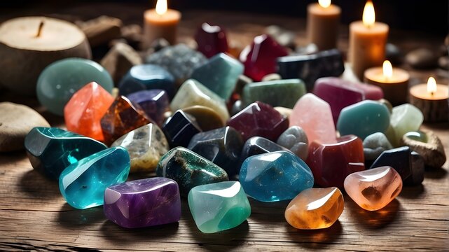 Stones of Healing for Crystal Spiritual Wicca Ritual