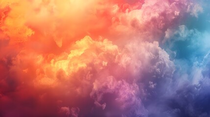 Fototapeta premium Vibrant Dreams: Abstract Smoke Art