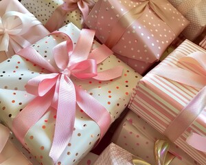 Gift wrapping marathon, ribbons and bows, love packaged