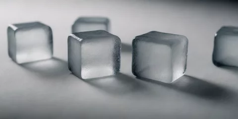 Foto op Plexiglas cubes and ice © benjamin