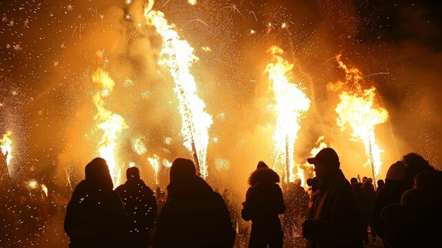 Guy Fawkes Night, bonfires and fireworks, history remembered