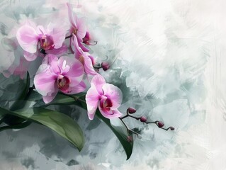 Floral natural art , beautiful vintage botanical flowers. - 776096406