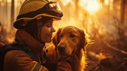 Collaboration with veterinarians to provide free health checks focusing on firerelated injuries, proactive and caring , hyper realistic photography