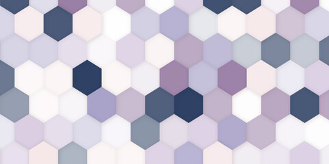 Fototapeta na wymiar Seamless colorful honeycomb pattern, art background template. Vector honey texture