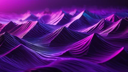 Foto op Aluminium Purple Gradient Web Banner Design Background. Generative AI © 영은 이
