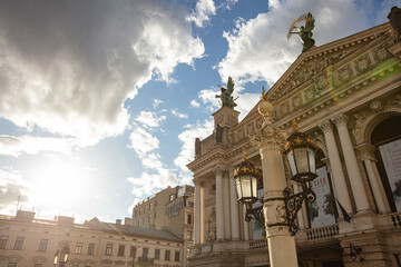 Fototapeta premium Lviv national opera