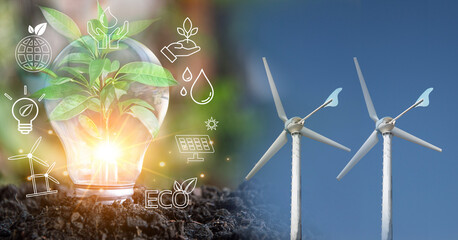 Sustainable development and business operations based on renewable energy CO2 Emission Reduction...