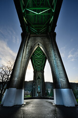 St. Jonh's Bridge, Cathedral Park in Portland Oregon