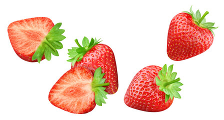 Strawberry isolated on white background - 776105672