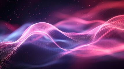 abstract gradient wave technology background. Network and technology concept.