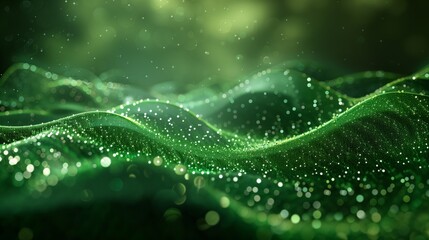 abstract gradient wave technology background with dots pattern. Network and technology concept.
