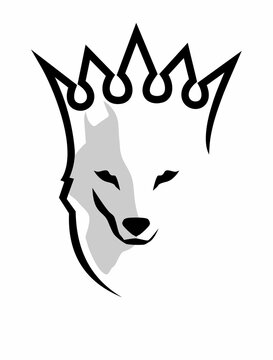 wolf icon idea vector logo design