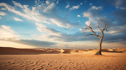 Beautiful Landscape View of Desert.