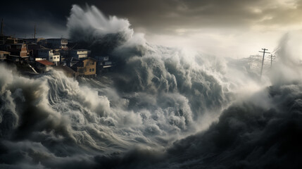 Natural Disaster, Tsunami.