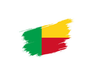 Typography of Independence Day, National Day of Ecuador, Vector and editable file for Independence Day, Flag colors typography, Independence Day of Benin, Benin, I love Benin, Country of Benin