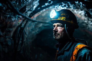Miner Emerging into Light