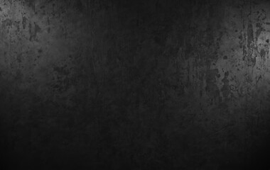 Closeup of a dark wall illuminated by a spotlight