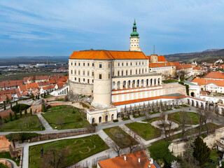 Mikulov castle in South Moravia, Czechia - 776117861