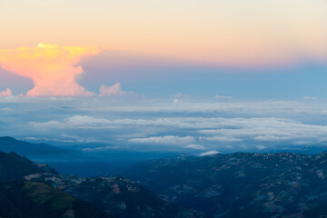 Beautiful mountain landscape at sunset - 776118001