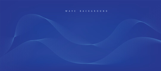 abstract blue background with waves