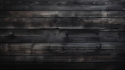 Black grunge wood panels. Dark wooden texture. Top view - Powered by Adobe