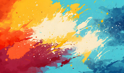 abstract grunge with colorful design illustration background