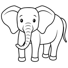 elephant cartoon illustration