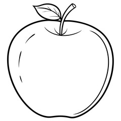 apple with leaf