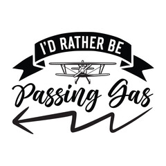 I'd rather be passing gas