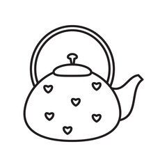 Drink tea. Cup of tea line icon. Cup flat icon. Thin line signs for design logo, visit card. Single high-quality outline symbol. Cup outline pictogram