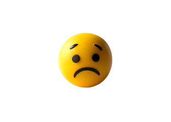 Fototapeta premium Sad emoji 3d icon
