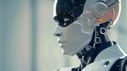 In a future dominated by AI, machines replace humans in leadership, decision-making, and daily life, reshaping the world with logic and precision. Generated by AI.