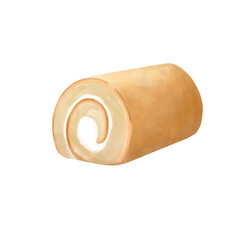 Yam crepe roll