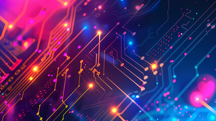 abstract background with lights