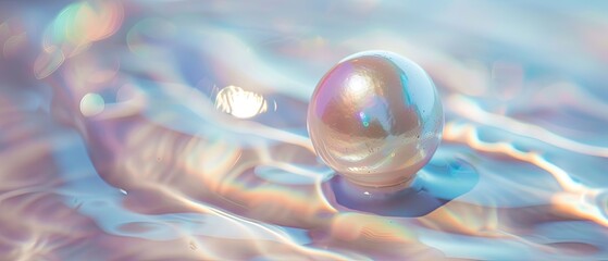 Close-up of a pearl - obrazy, fototapety, plakaty