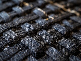 Close-up of fabric weave - obrazy, fototapety, plakaty