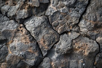 Texture of a volcanic rock