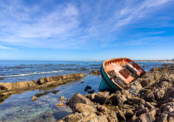 Coastal scenes in Port Nolloth, South Africa